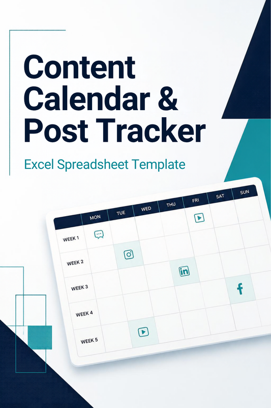 Content Calendar & Post Tracker cover image