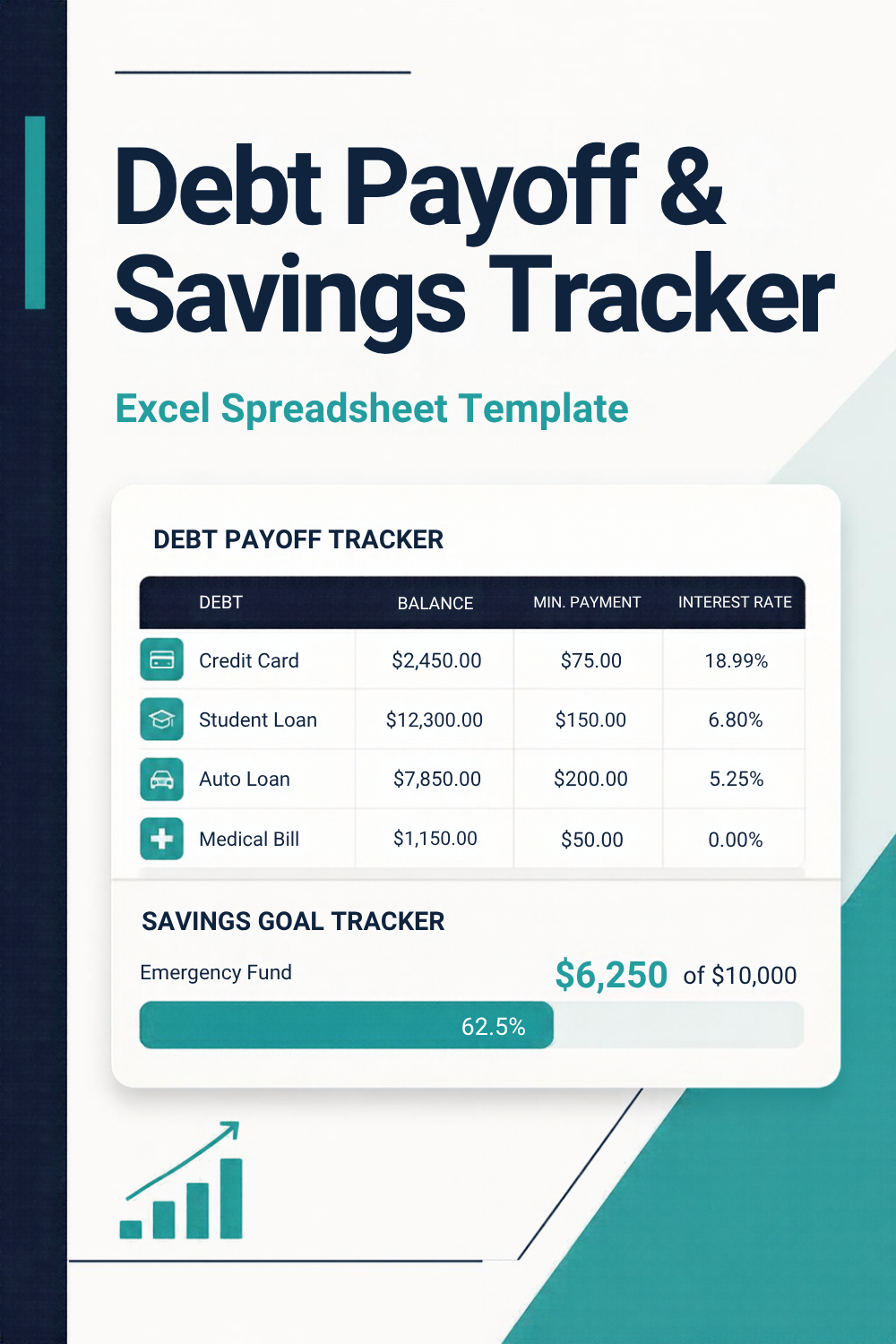 Debt Payoff & Savings Goal Tracker cover image