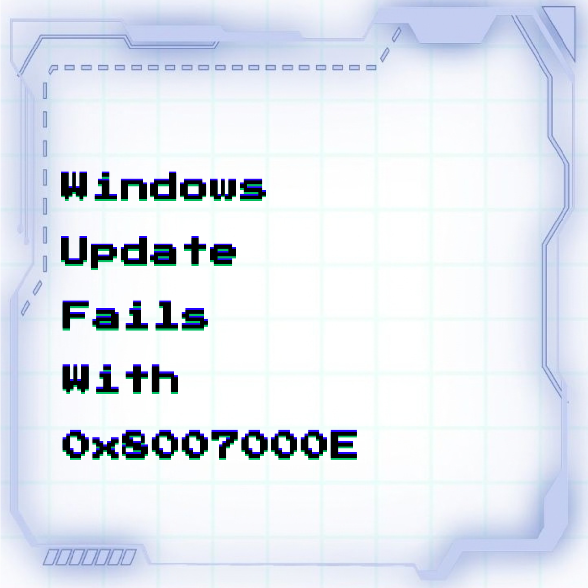 Windows Update fails with 0x8007000E (out of memory/resources)