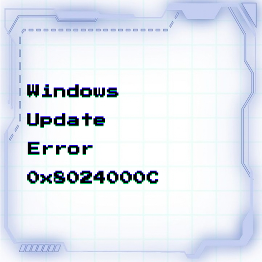 Windows Update error 0x8024000C (data store missing/corrupt)