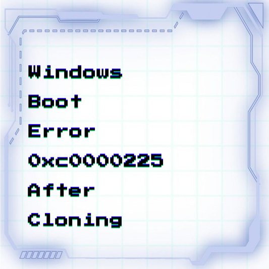 Windows boot error 0xc0000225 after cloning ('required device isn't connected')