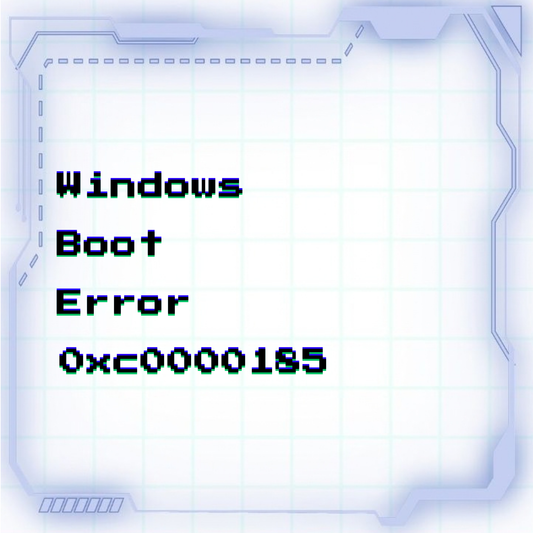 Windows boot error 0xc0000185 (I/O device error)