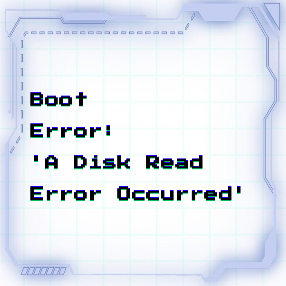 Boot error: 'A disk read error occurred' (MBR/boot sector issue)